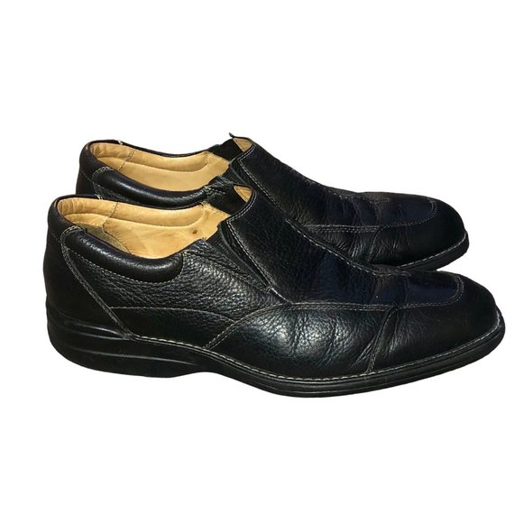 Johnston & Murphy Shoes Mens 12M Used Black Leather 20-7467 main image 5